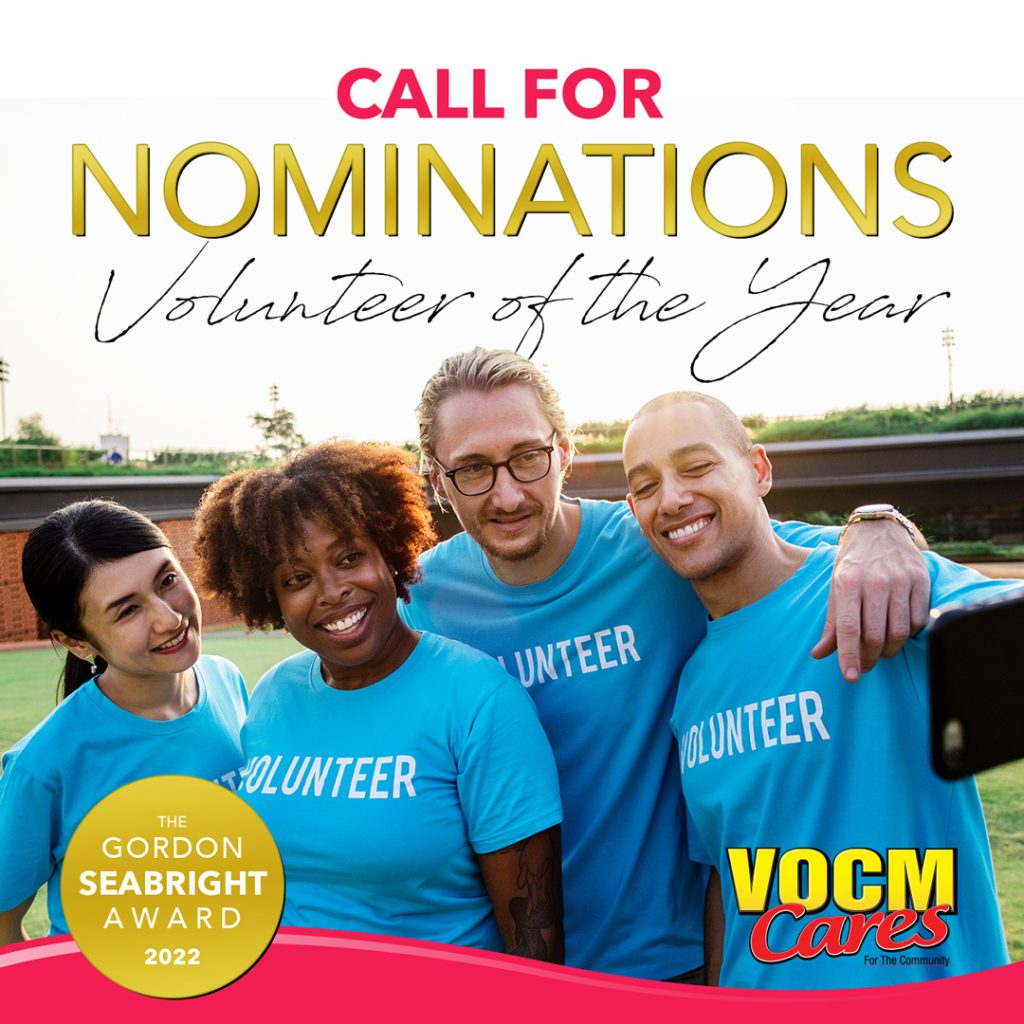 A call for nominations! - Gordon Seabright Volunteer of the Year Award